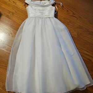 Elegant White Kids Dress